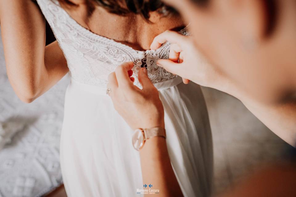 Preparazione sposa