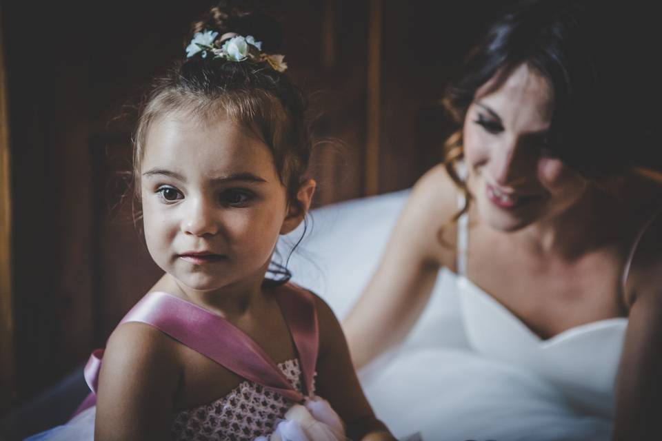 Sposa e bimba