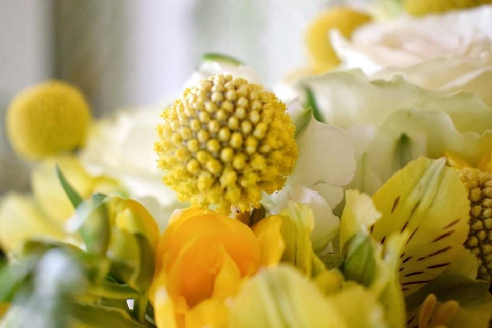 Bridal bouquet- yellow mood