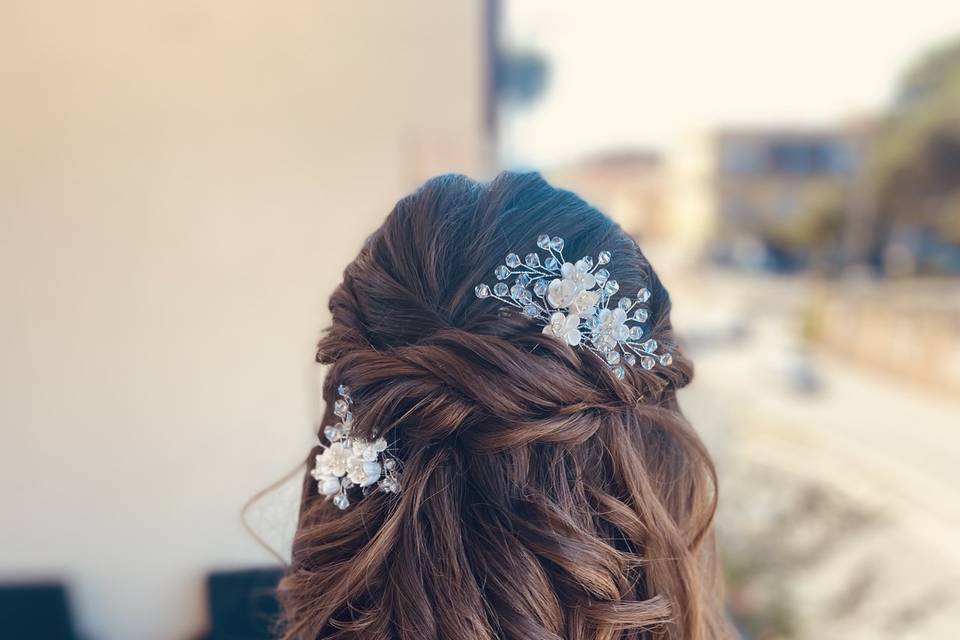 Bridal hair