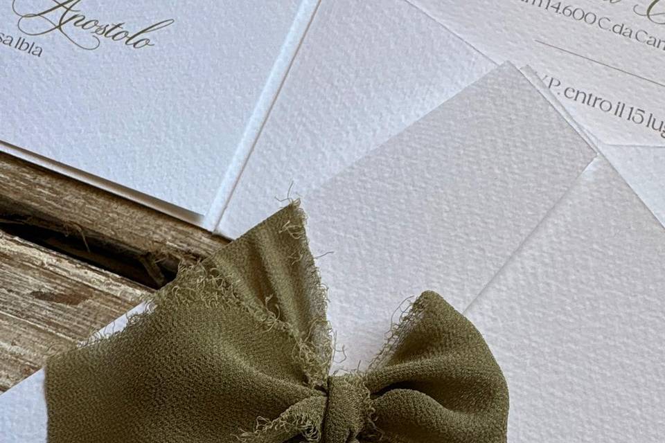 Nastro chiffon verde oliva