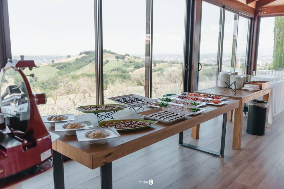 Buffet di benvenuto