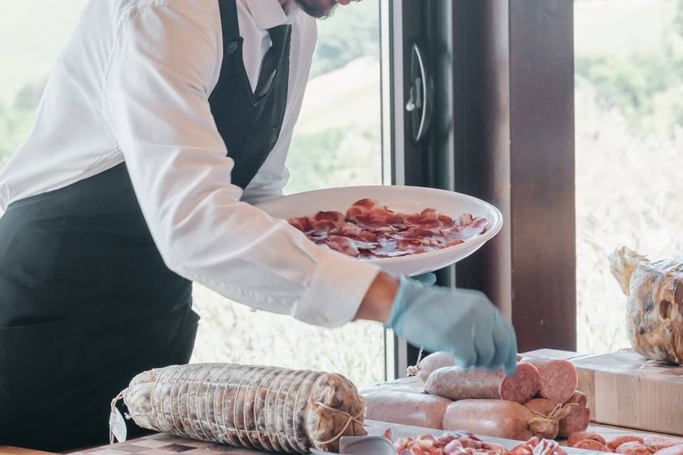 Buffet di benvenuto