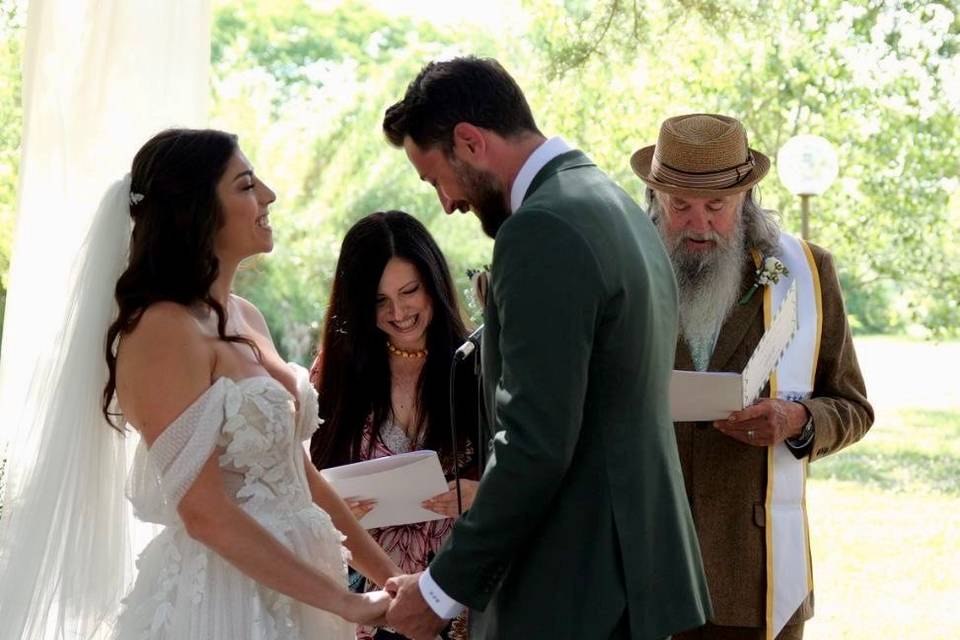 Irene con JJ e Ambra