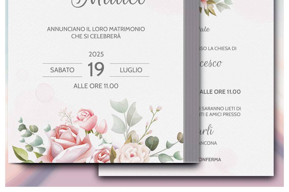 Partecipazioni matrimonio