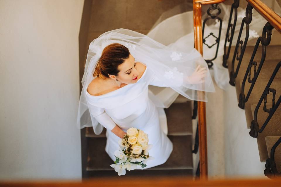 La sposa esce di casa