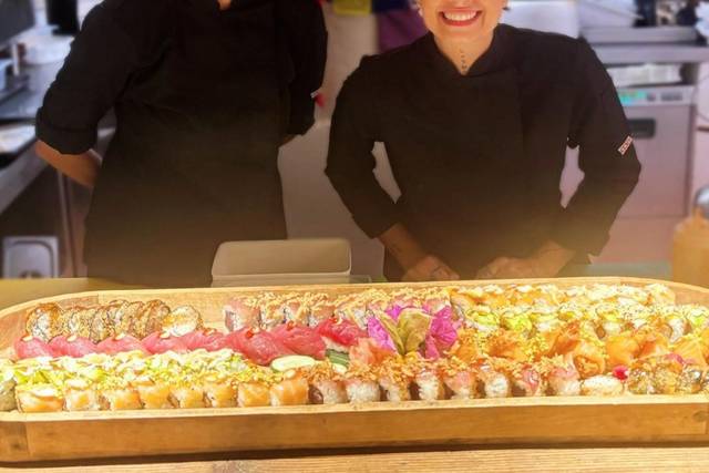 Le sushichef Sara e Francesca