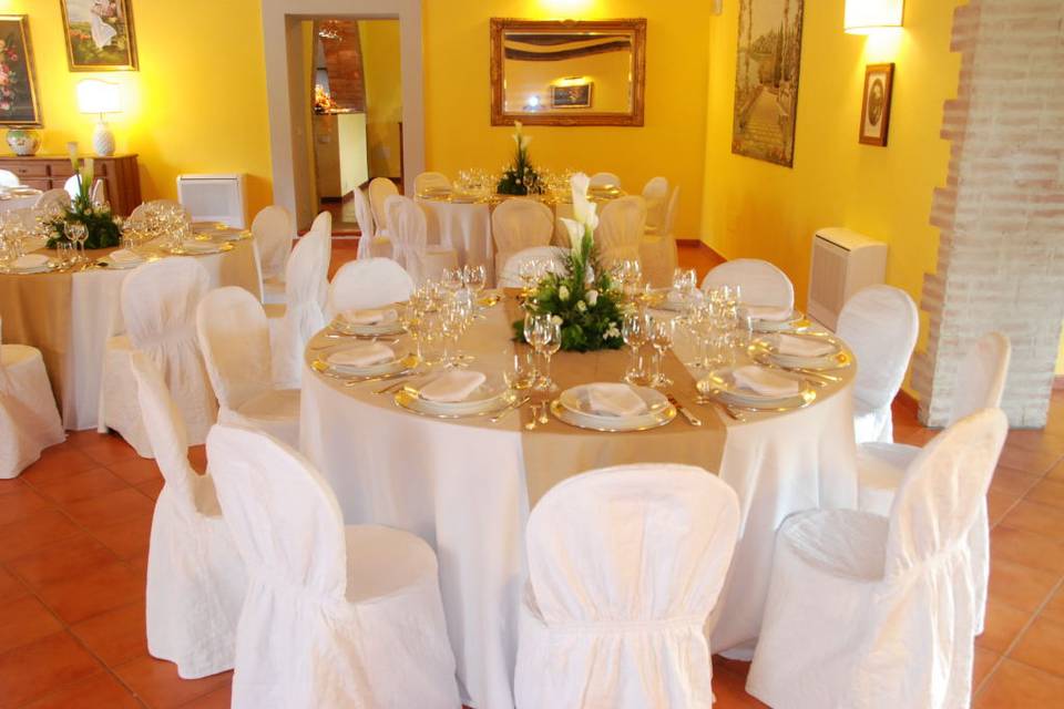 Allestimento matrimonio