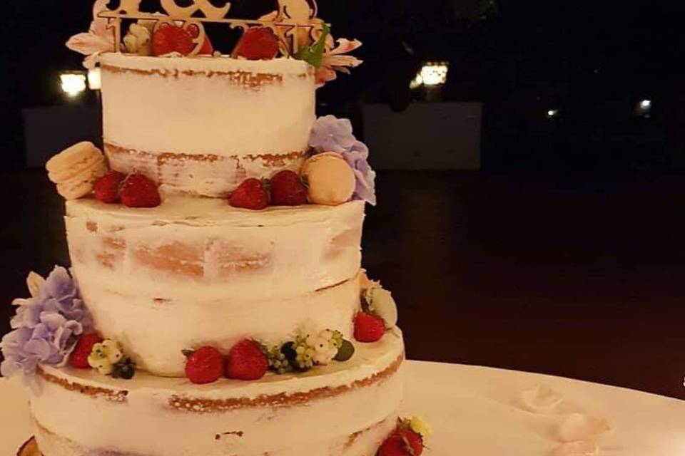 Semi naked cake