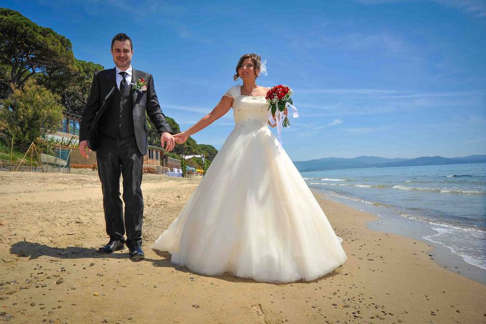 Foto nozze sul mare