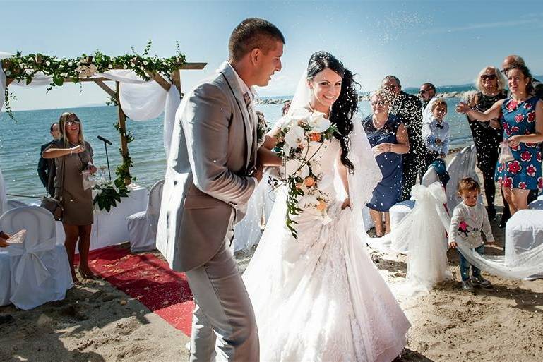 Ceremony on the beach