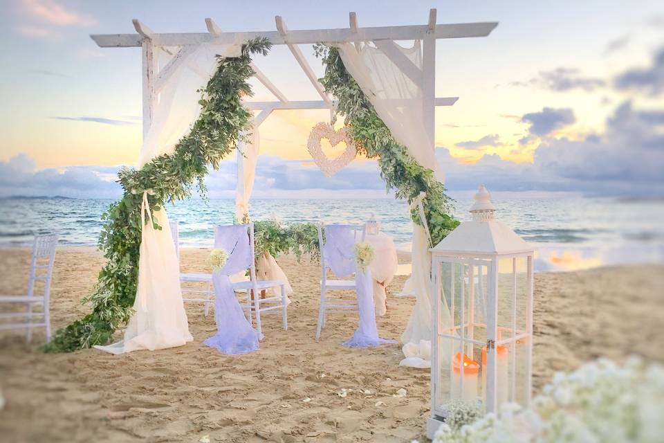 DWAM wedding on the beach