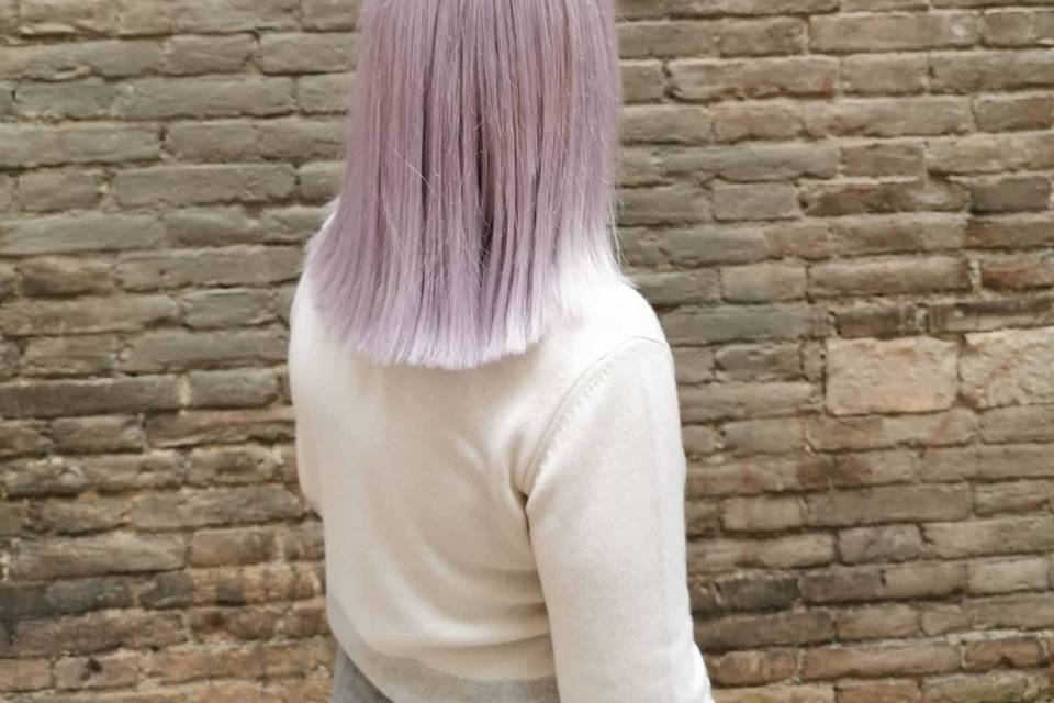 Violet hair