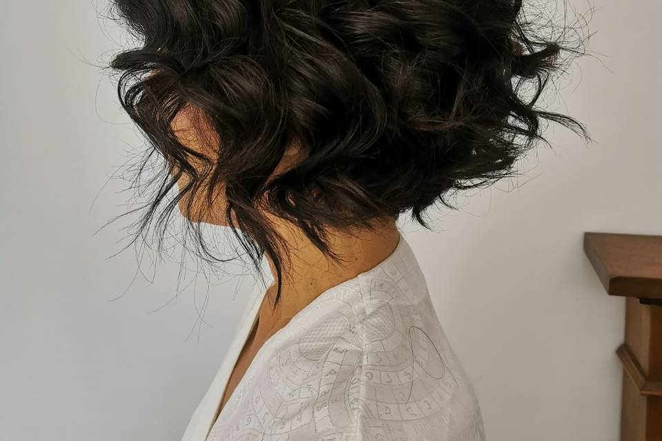 Sposa capelli corti