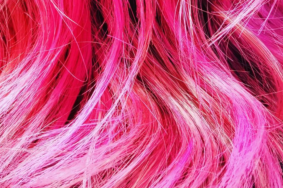 Pink hair