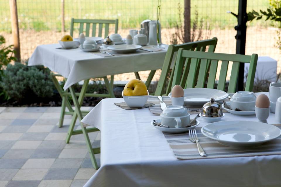 Colazione in terrazza