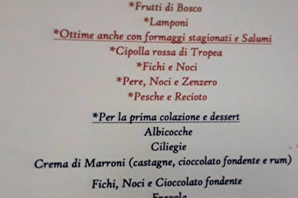 Lista marmellate