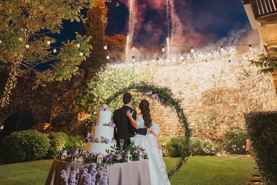 Cake and Fire Works