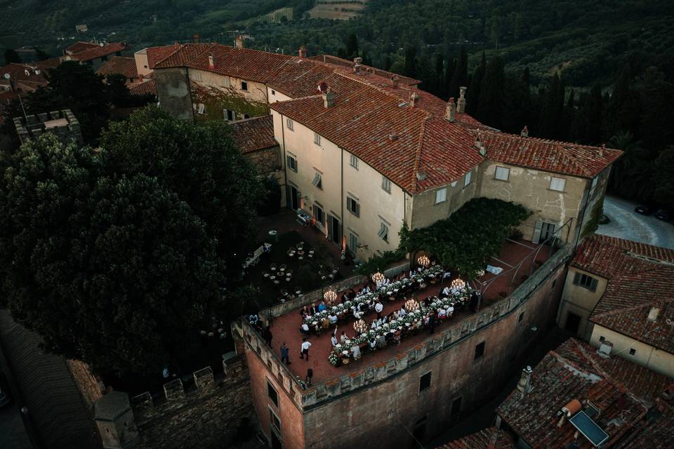 View of Castello di Castagneto