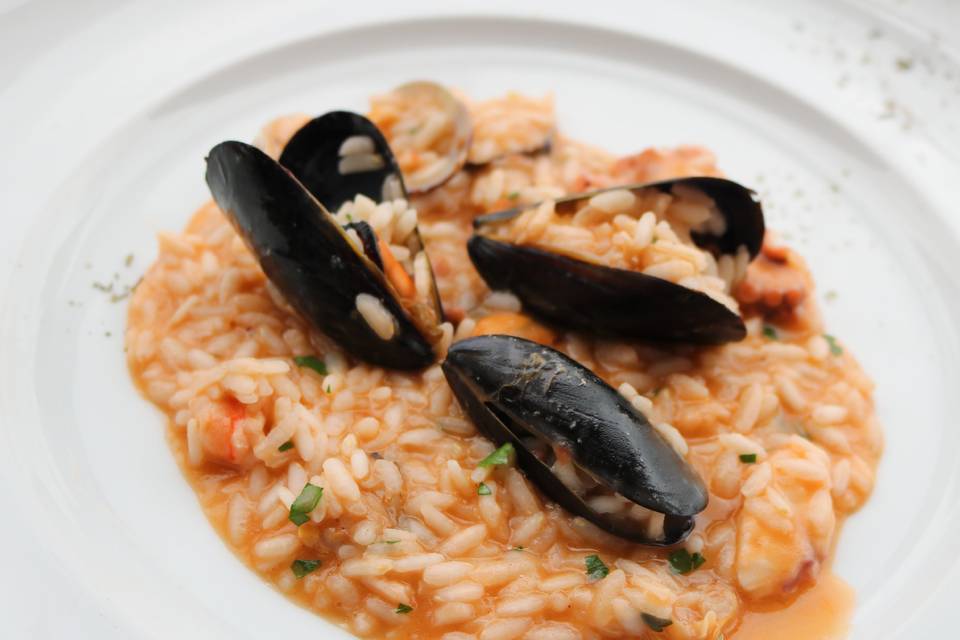 Risotto pescatora