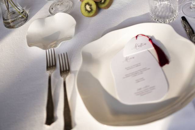 Wedding table details