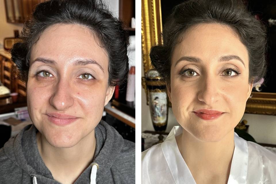 Trucco sposa opaco