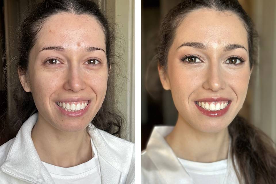Trucco sposa luminoso