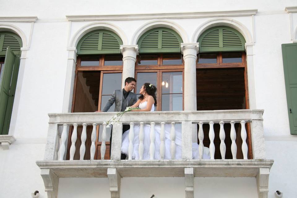 Wedding balcony