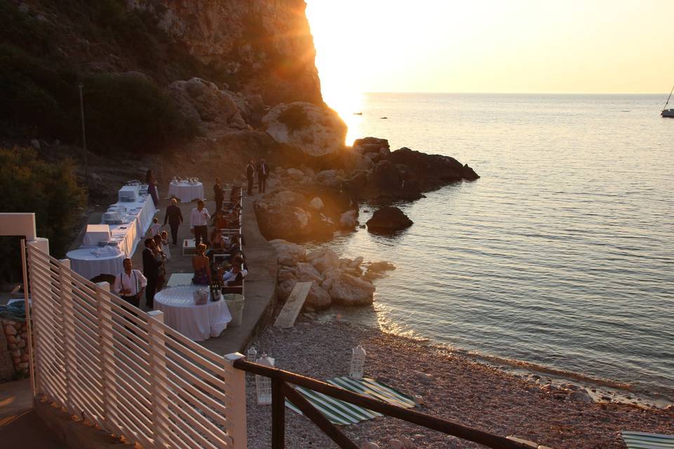 Allestimenti molo e spiaggia