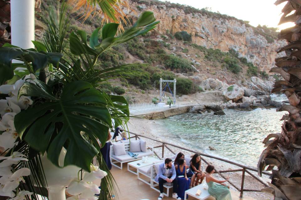 Lounge area sul mare