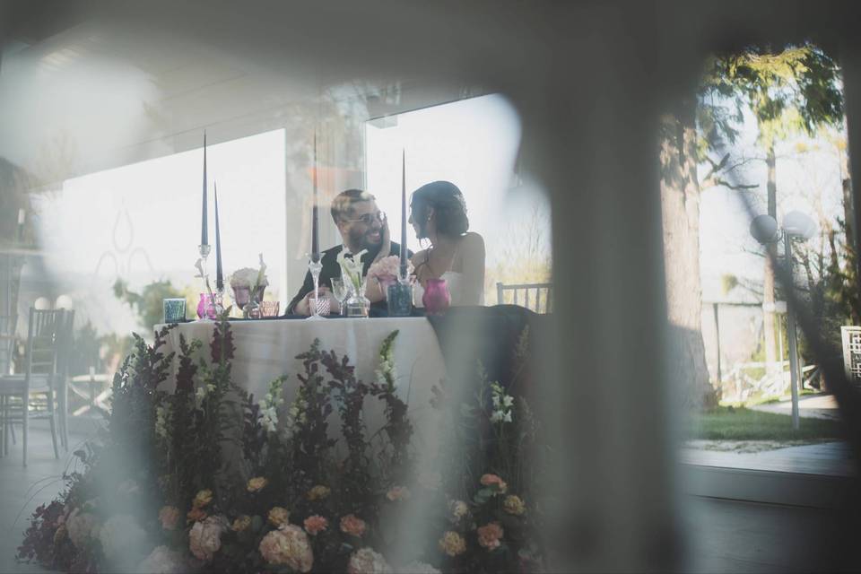 Bride&groom table