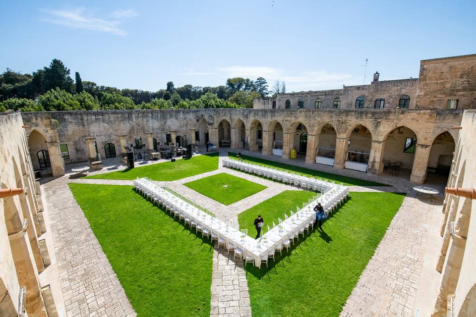 Allestimento tavoli