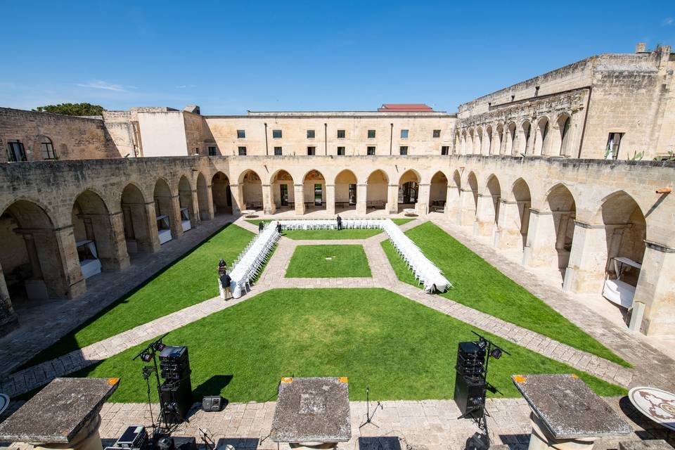 Vista chiostro