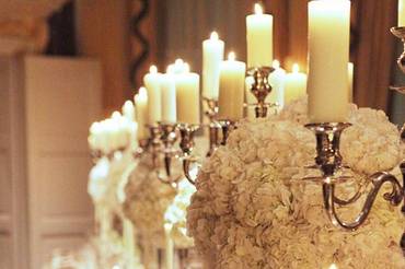 Decorazione con candele