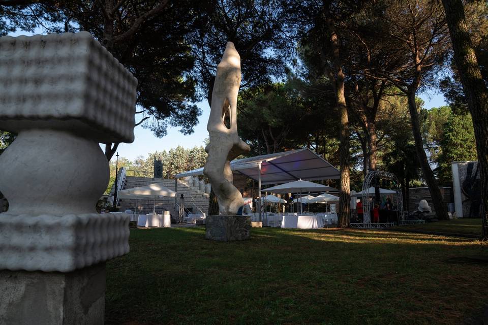 La Veranda vista dal parco