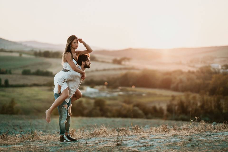 Foto matrimonio val d’Orcia