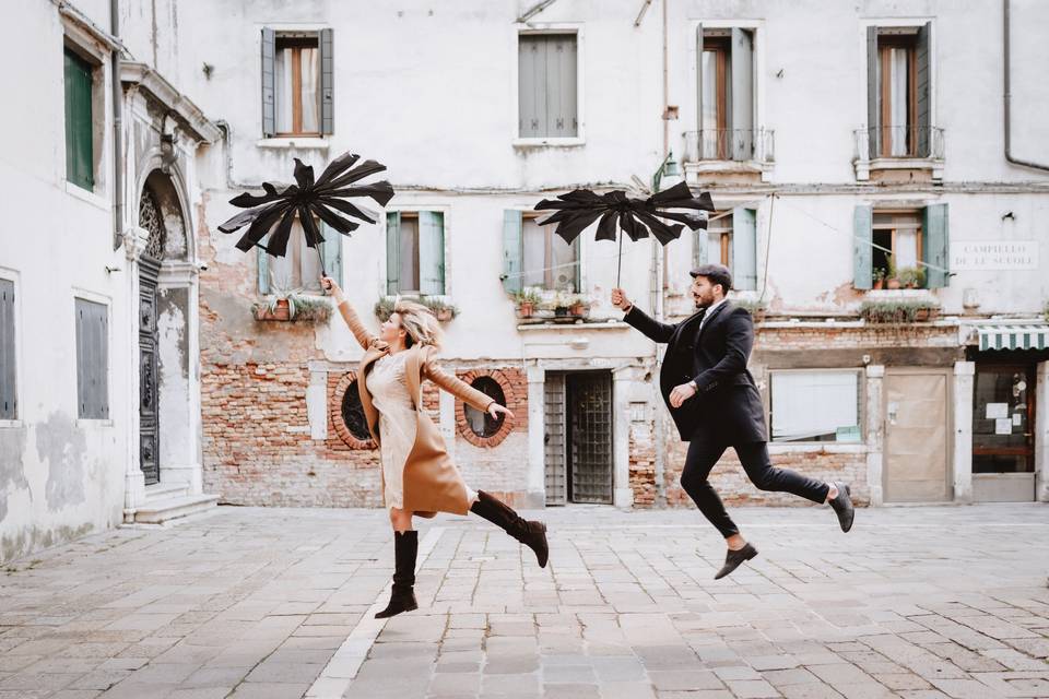Foto coppia a Venezia