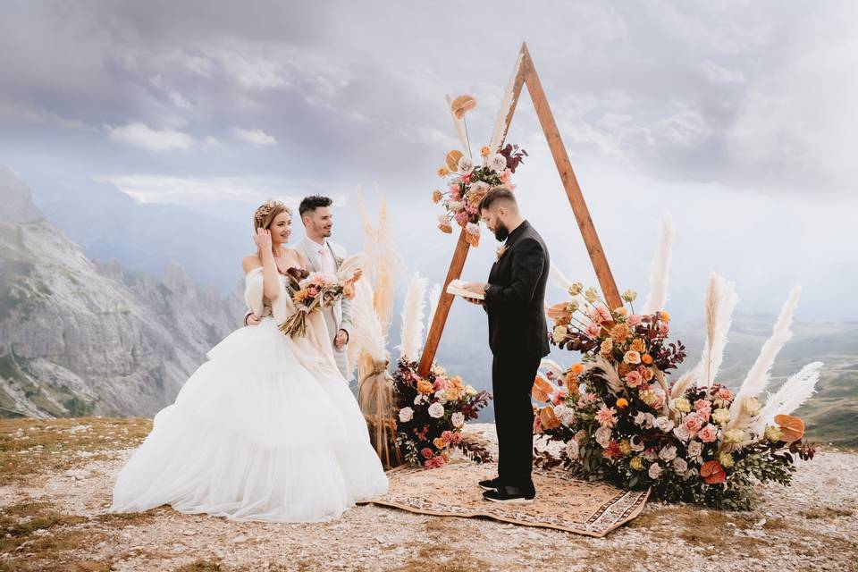 Matrimonio 3 Cime di Lavaredo