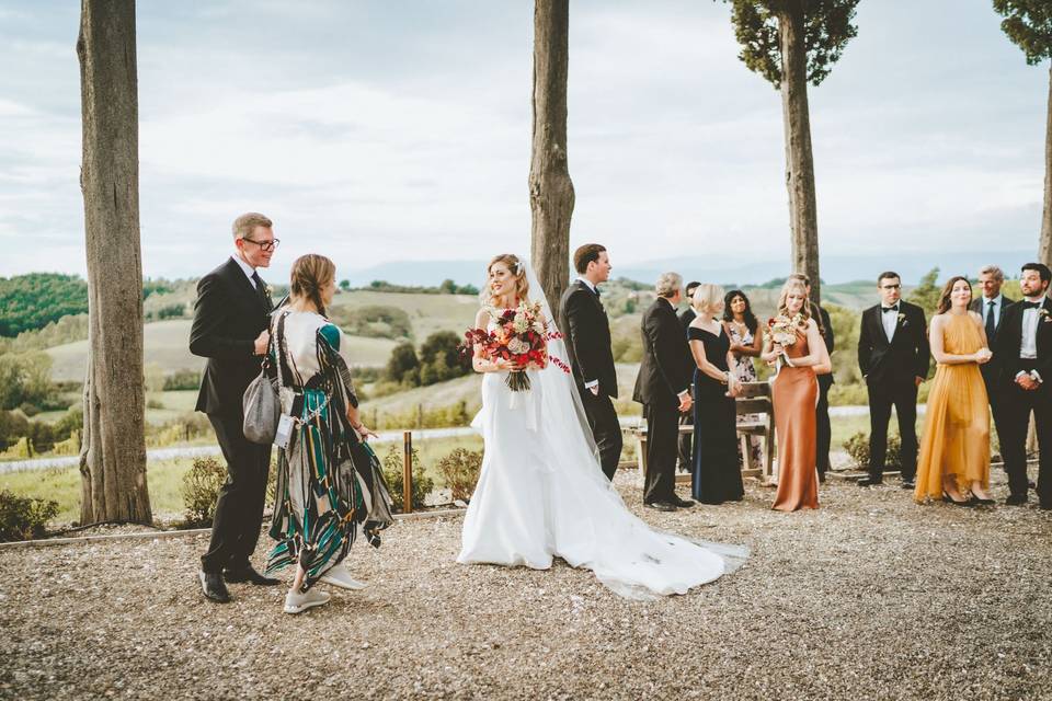 Groom and sister