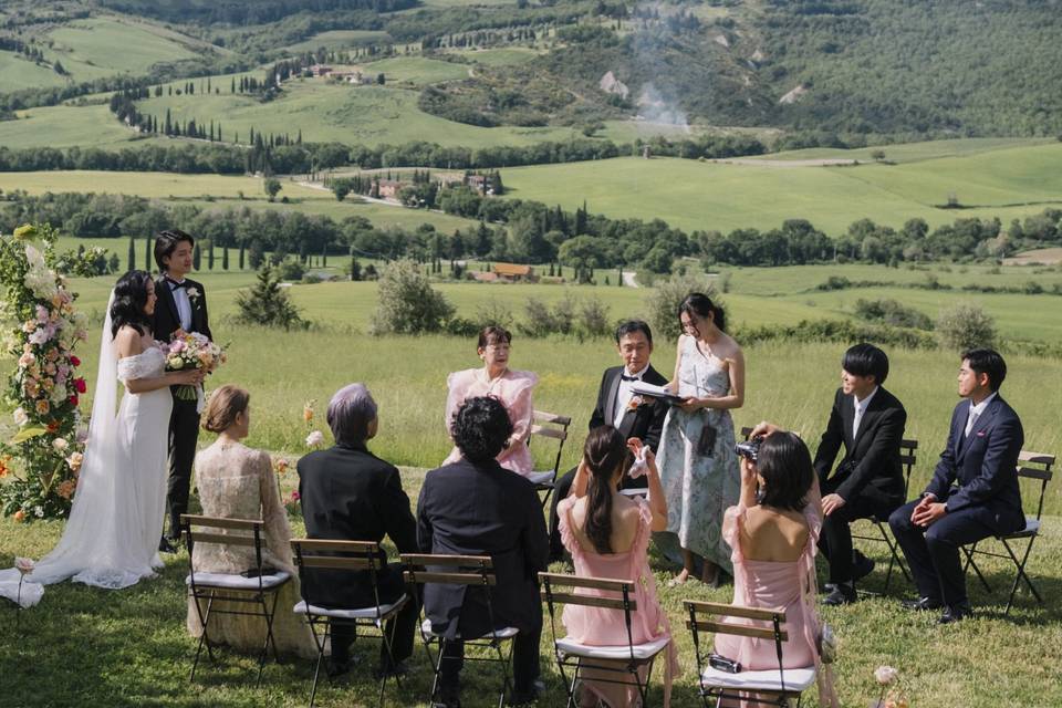 Intimate wedding