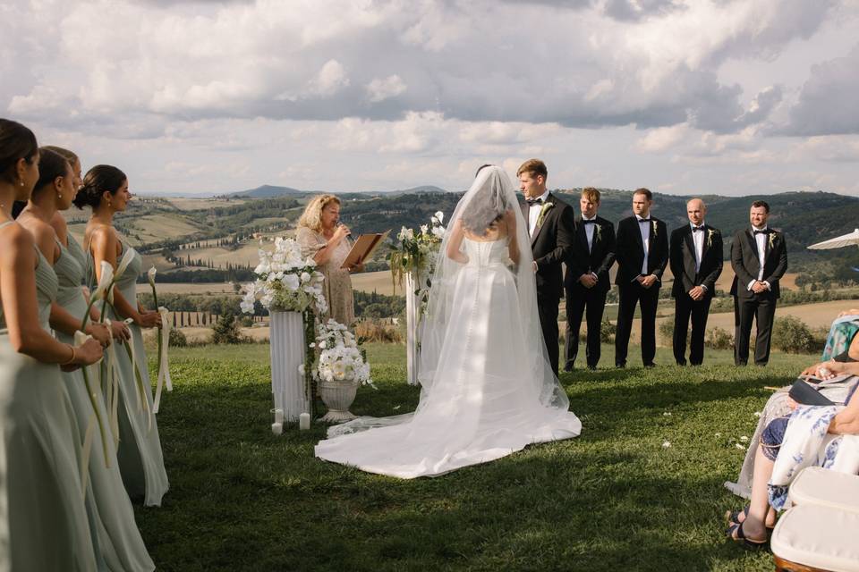 Ceremony with a view