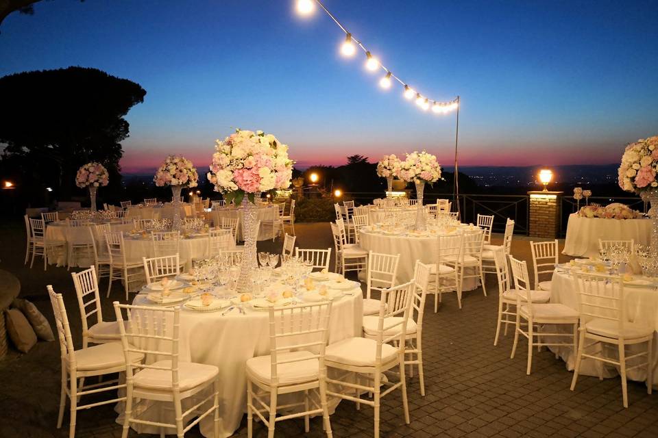 Cena in terrazza