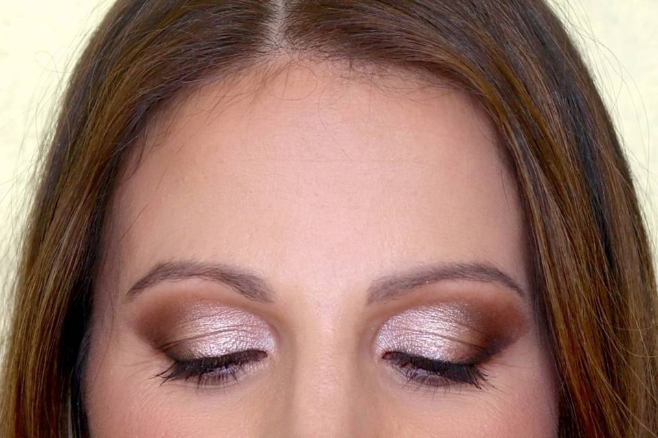 Makeup sposa pink/silver