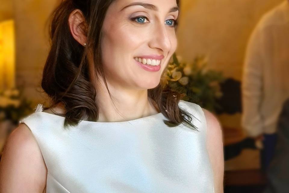 Mauve bridal makeup