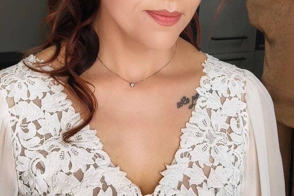 Trucco sposa boho chic