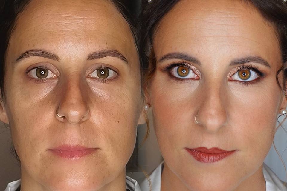 Makeup sposa vino