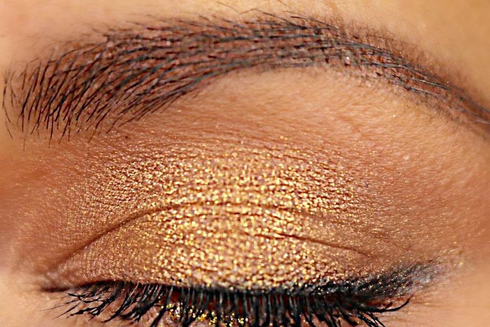 Bronzo/oro eye