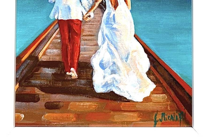 Quadro ispirato agli sposi