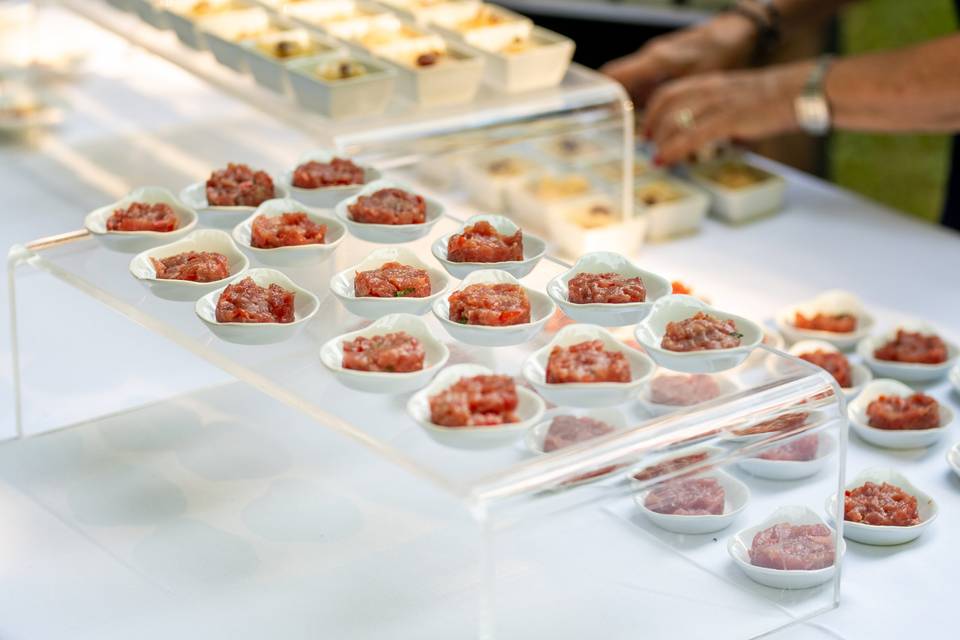 Finger food vassoio portata