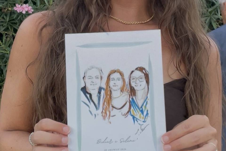 Invitata con ritratto